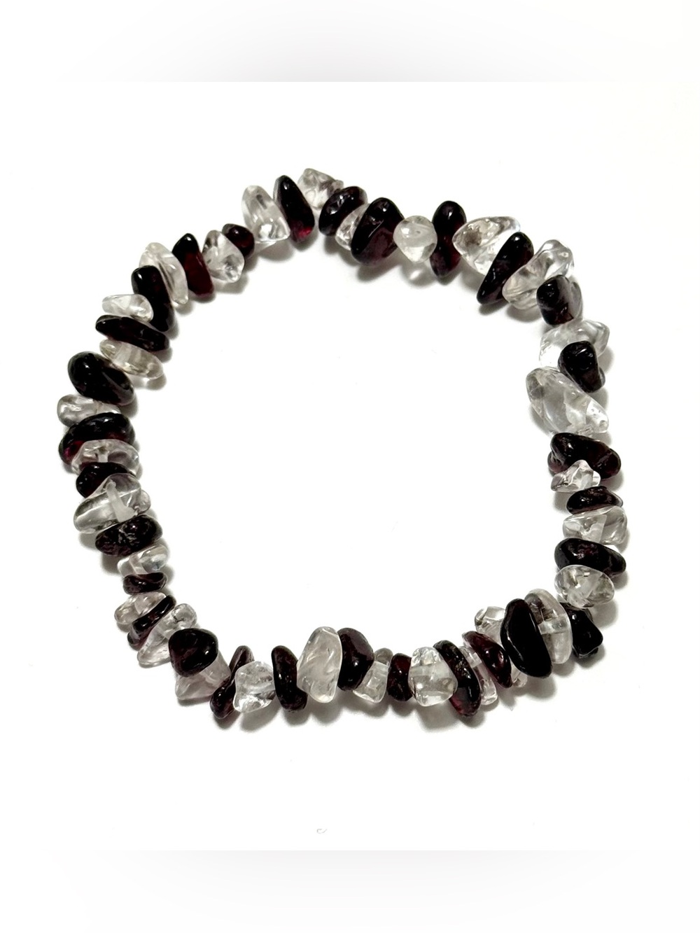 Hand Crafted Natural Gemstone Chip Stacking Bracelets - Picture 15 of 15